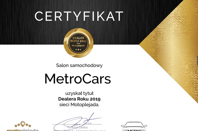 Peugeot 508 cena 79997 przebieg: 159969, rok produkcji 2019 z Konin małe 704